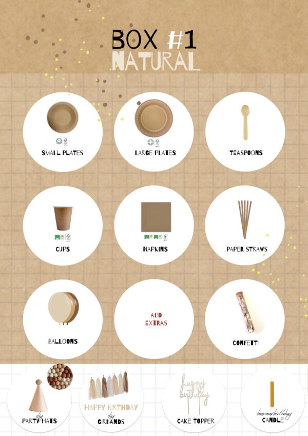 P-arty BOX# 1 Natural