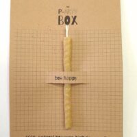 Κεράκι γενεθλίων από φυσικό μελισσοκέρι (10τεμ)