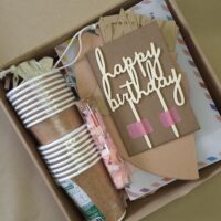 Cake topper Happy Birthday